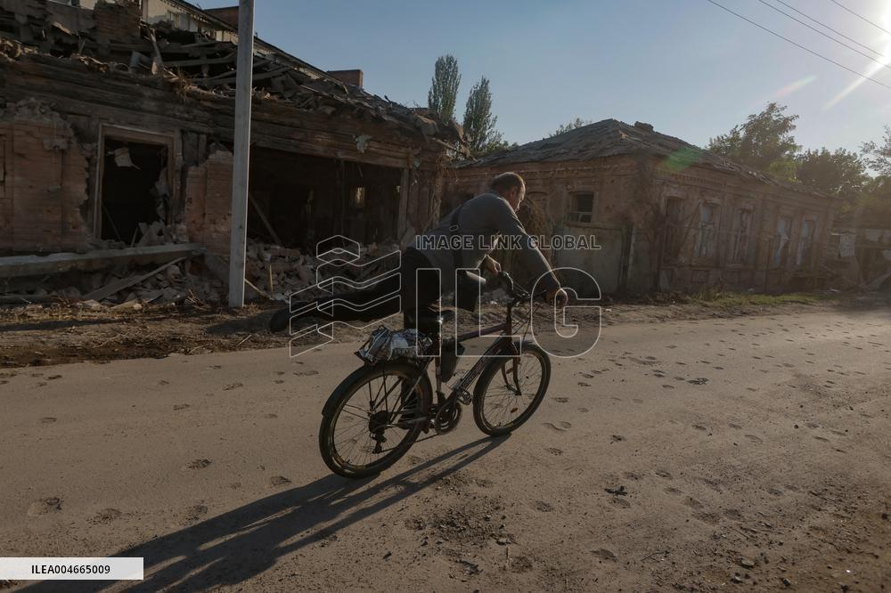 Russians Shelled Sloviansk at Night - Ukraine