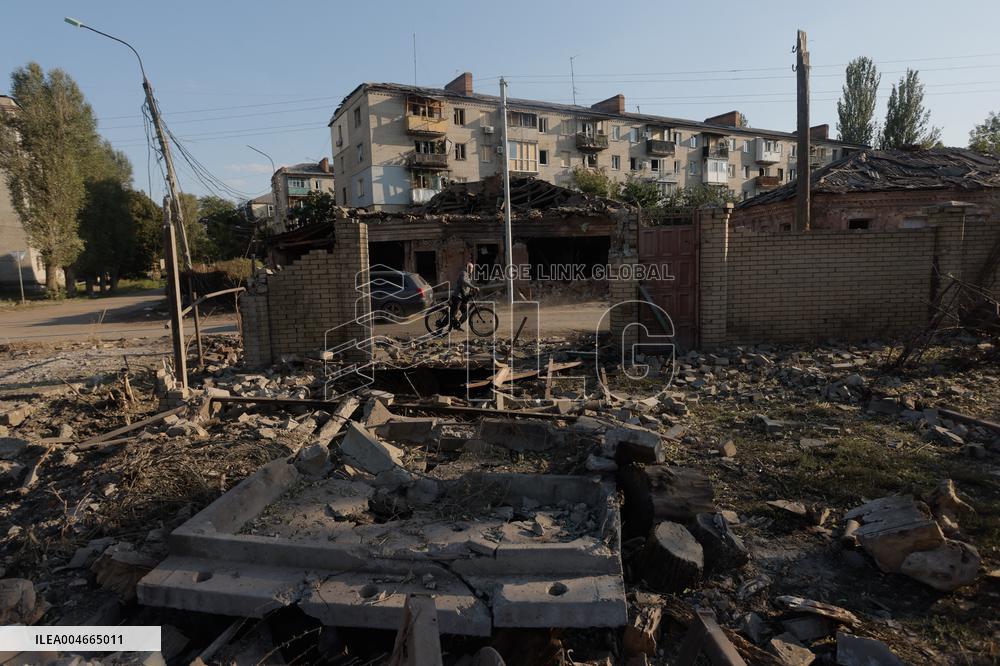 Russians Shelled Sloviansk at Night - Ukraine