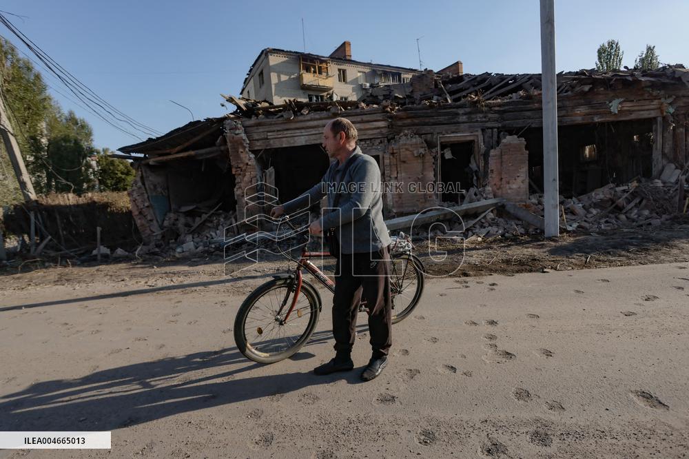 Russians Shelled Sloviansk at Night - Ukraine