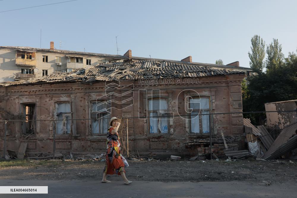 Russians Shelled Sloviansk at Night - Ukraine