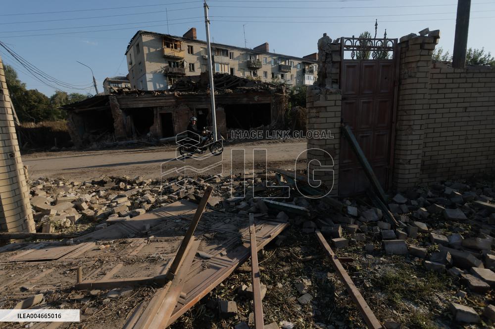 Russians Shelled Sloviansk at Night - Ukraine