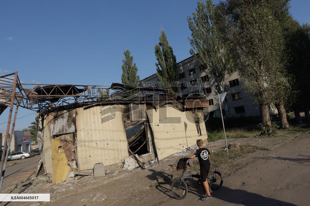 Russians Shelled Sloviansk at Night - Ukraine