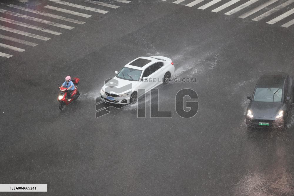 Rainstorm Hit Qingdao