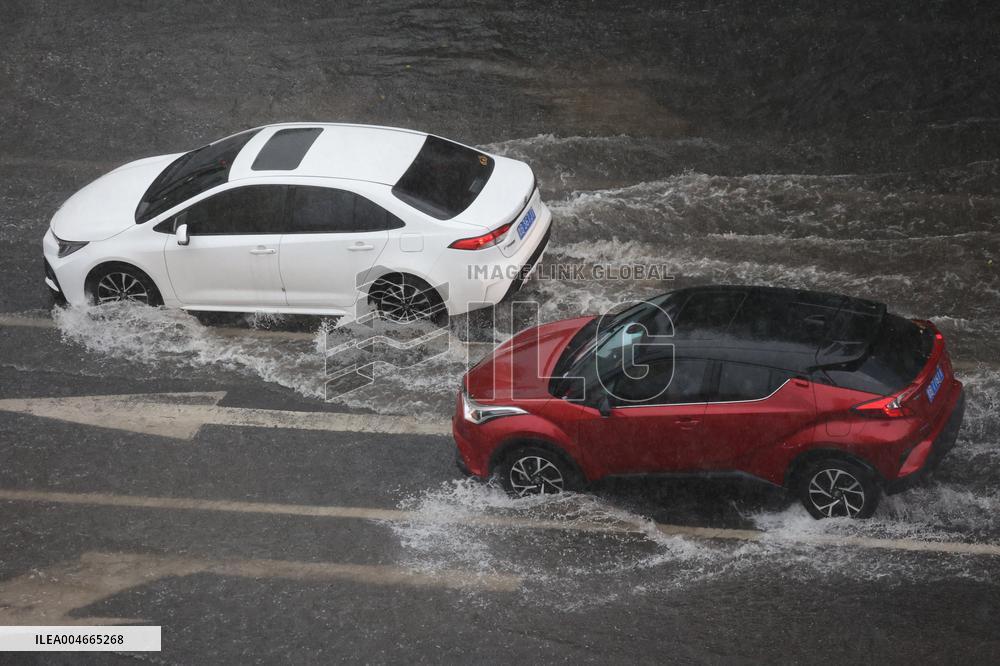 Rainstorm Hit Qingdao