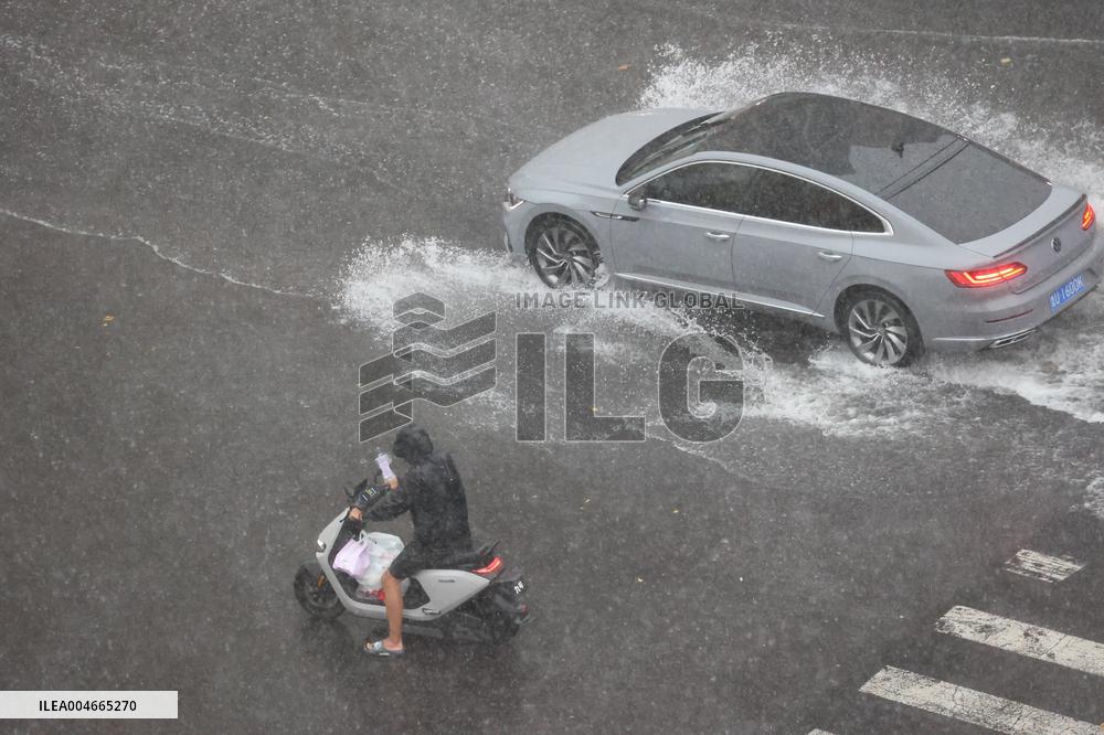 Rainstorm Hit Qingdao