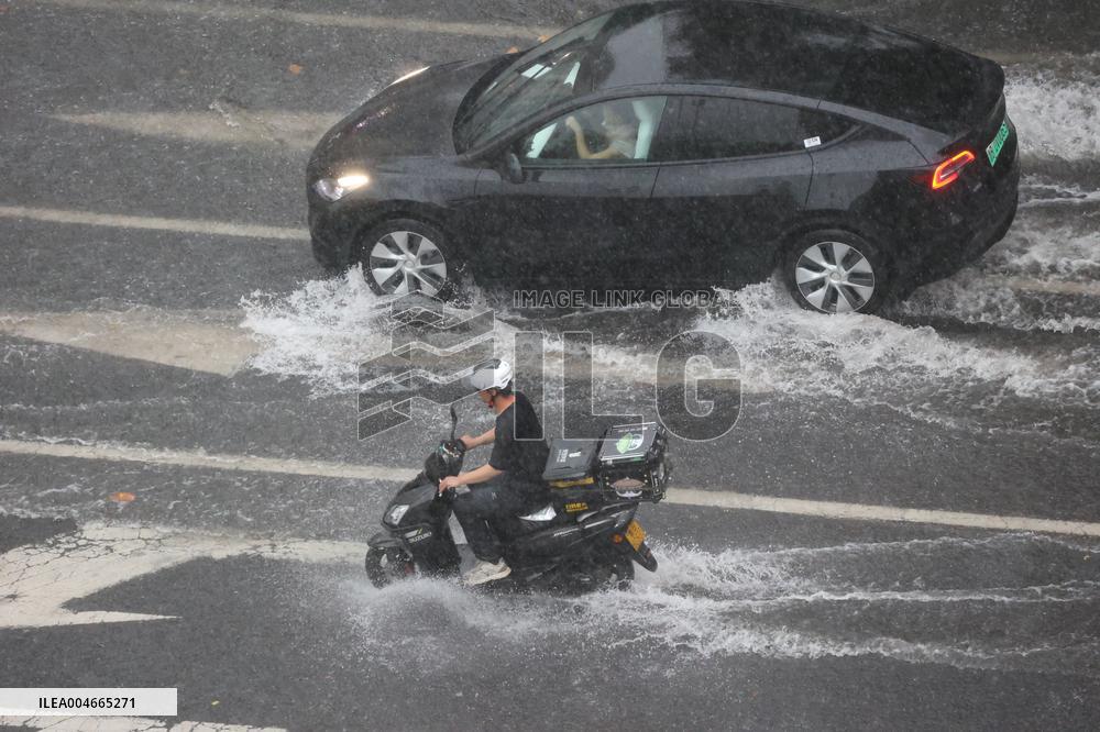 Rainstorm Hit Qingdao
