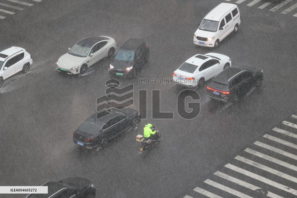 Rainstorm Hit Qingdao
