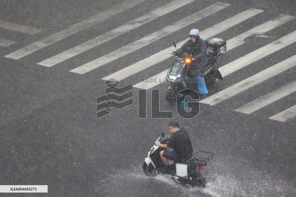 Rainstorm Hit Qingdao