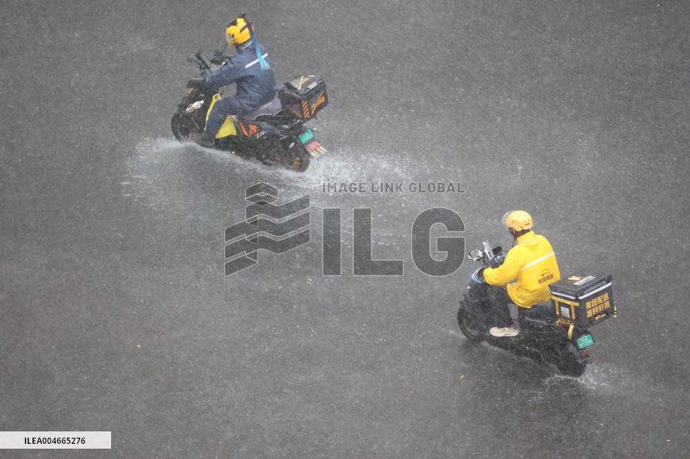 Rainstorm Hit Qingdao