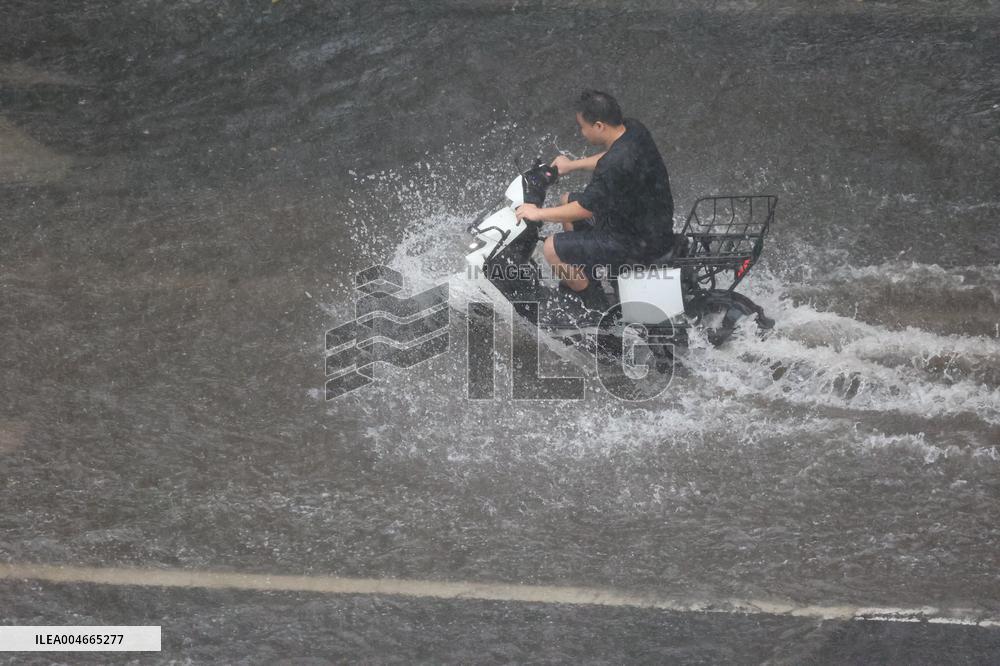 Rainstorm Hit Qingdao
