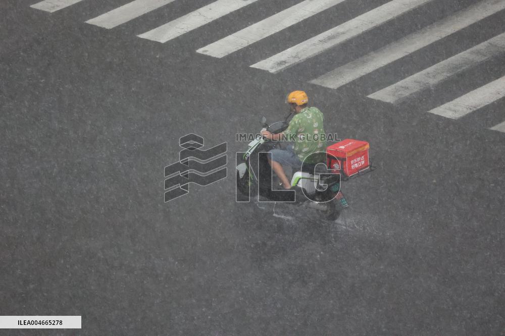 Rainstorm Hit Qingdao
