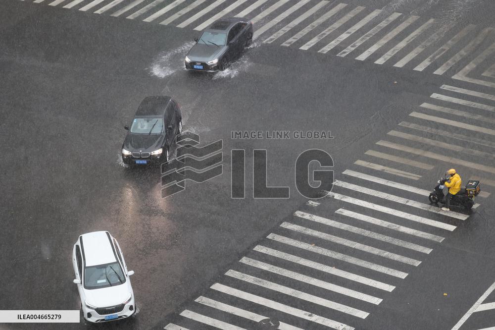 Rainstorm Hit Qingdao