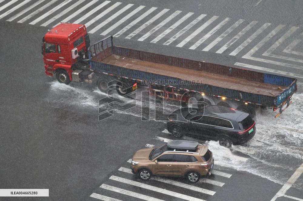 Rainstorm Hit Qingdao