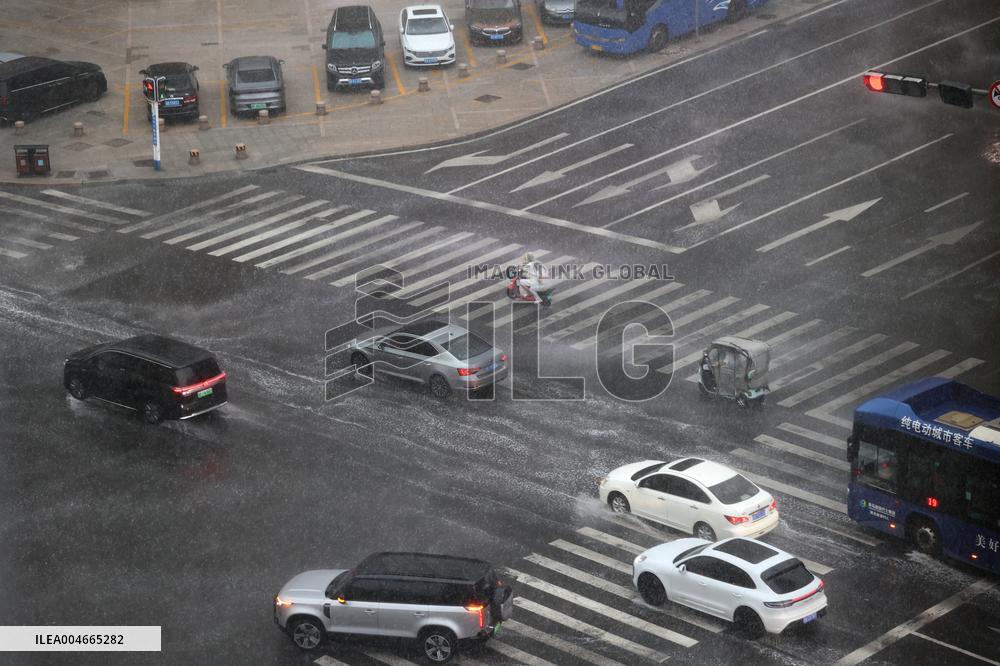 Rainstorm Hit Qingdao