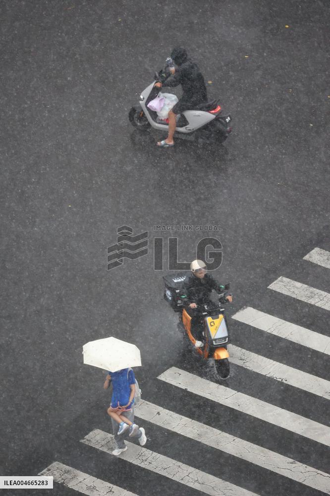 Rainstorm Hit Qingdao