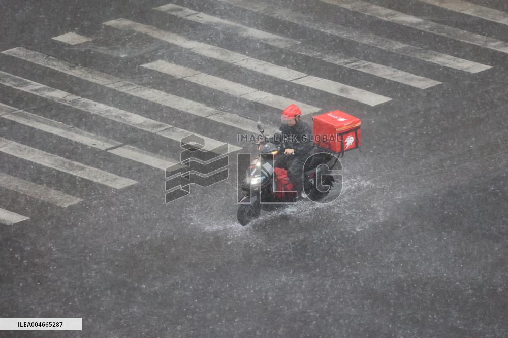 Rainstorm Hit Qingdao