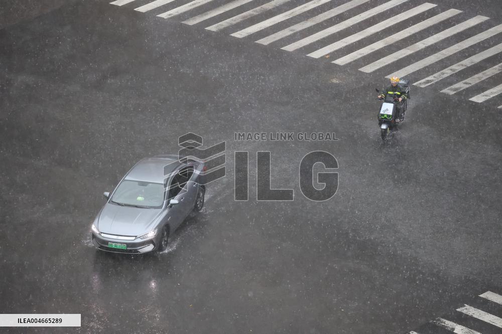 Rainstorm Hit Qingdao