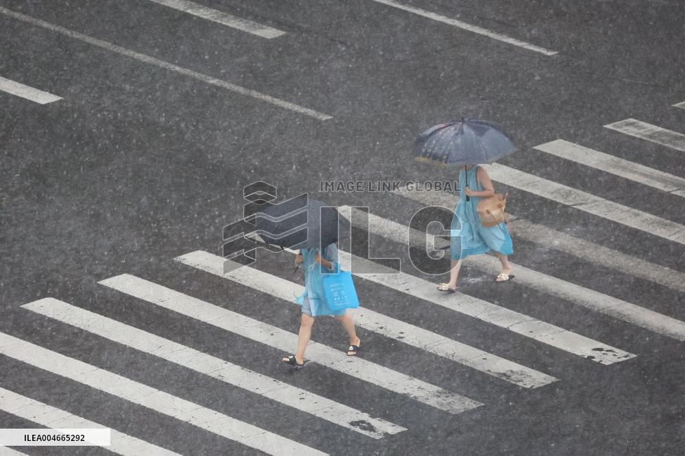 Rainstorm Hit Qingdao