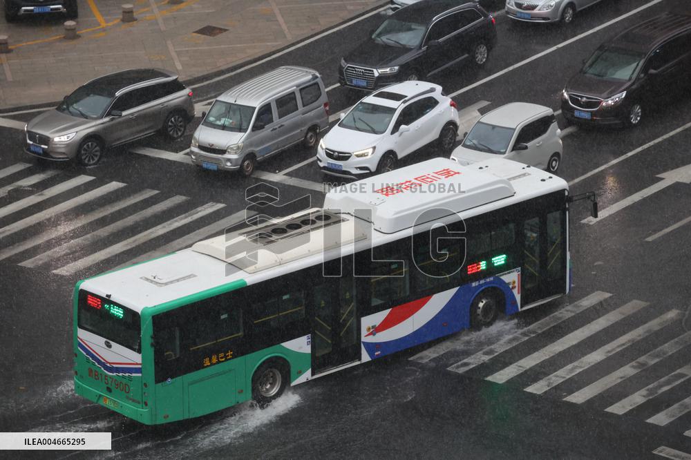Rainstorm Hit Qingdao