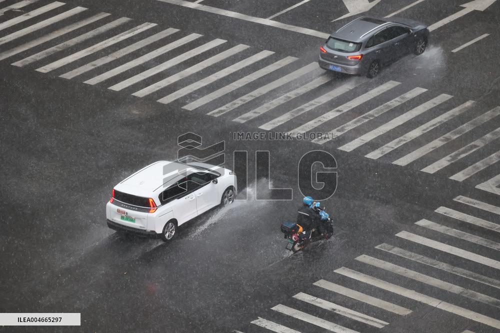Rainstorm Hit Qingdao