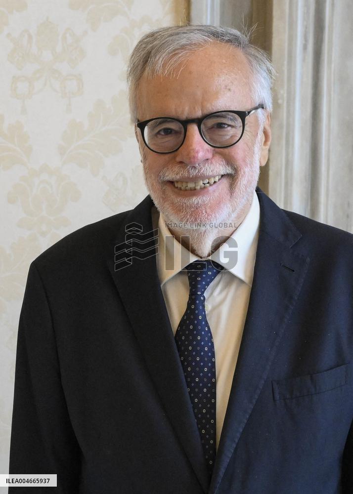 Pope Leo XIV meets Andrea Riccardi - Vatican