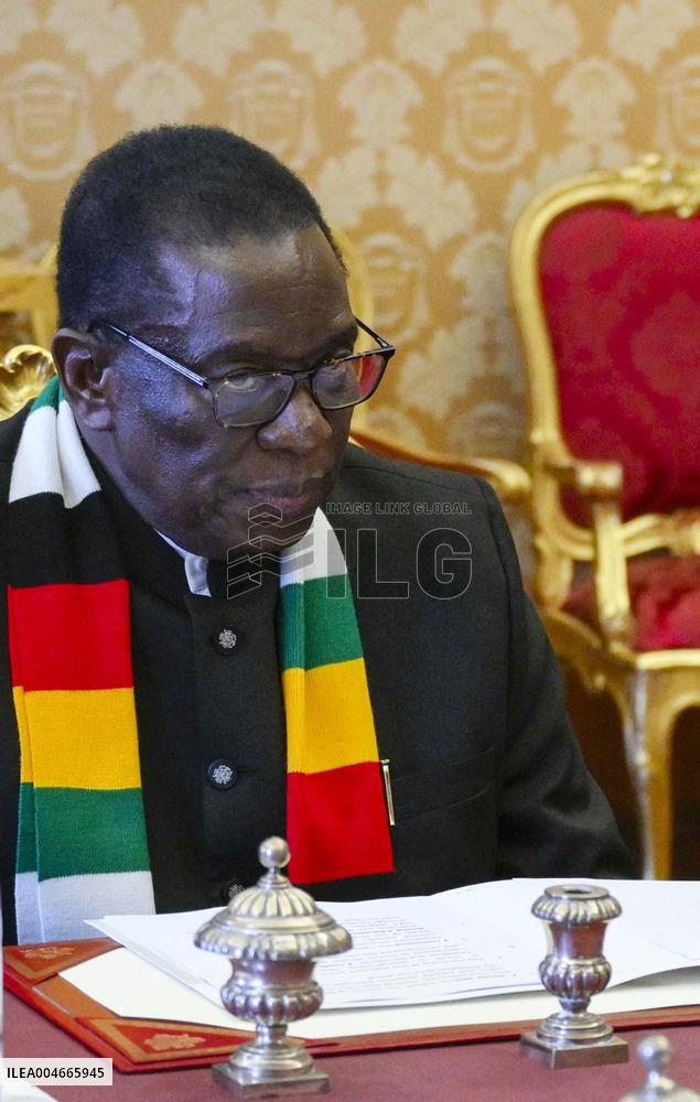 Pope Leo XIV Meets President Of Zimbabwe - Vatican