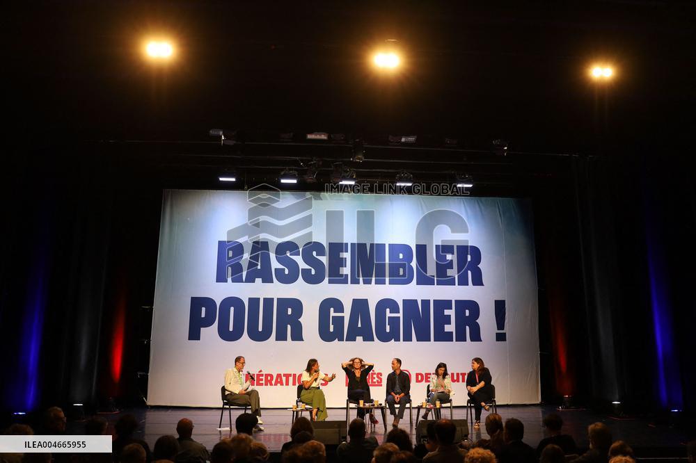 French Left-wing 'Rally To Win' Meeting - Chateaudun