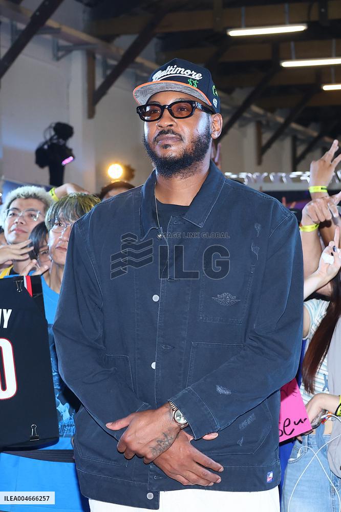 Former NBA player Carmelo Anthony