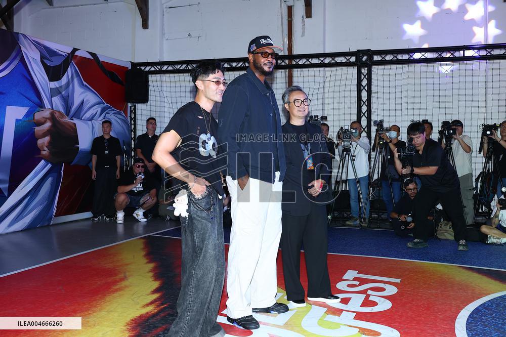 Former NBA player Carmelo Anthony