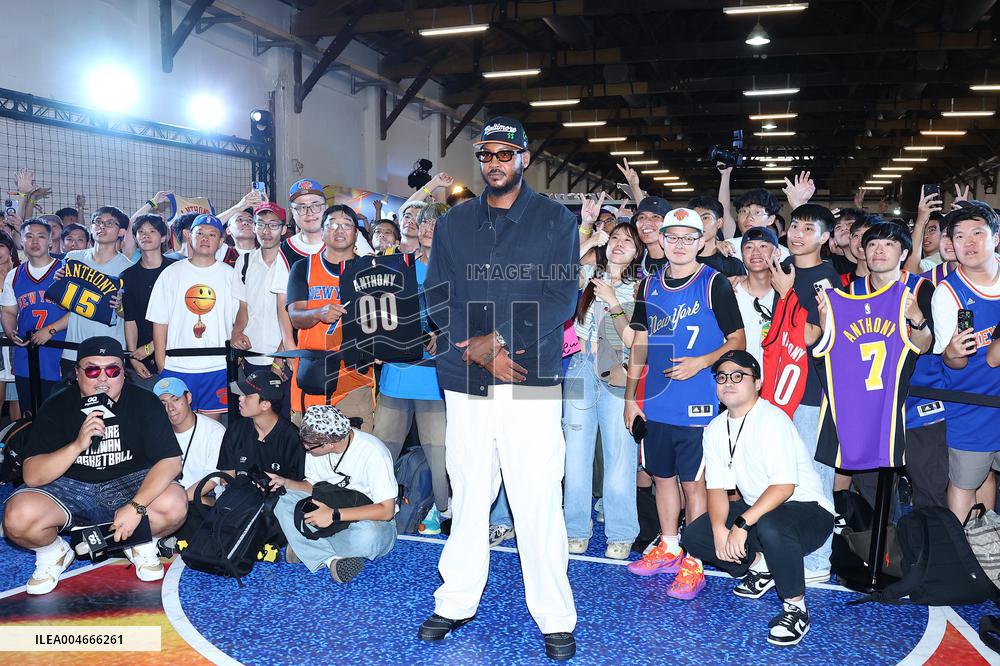 Former NBA player Carmelo Anthony