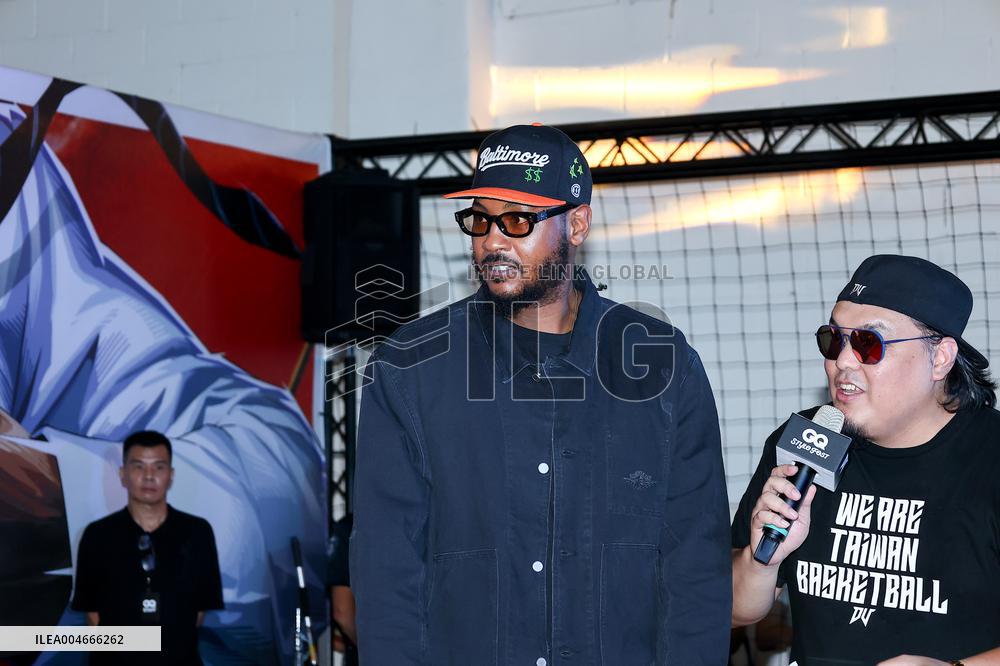 Former NBA player Carmelo Anthony