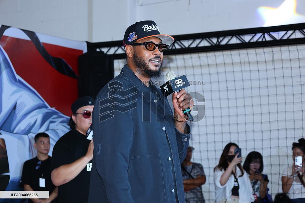 Former NBA player Carmelo Anthony
