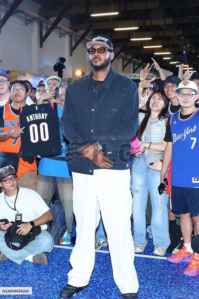 Former NBA player Carmelo Anthony