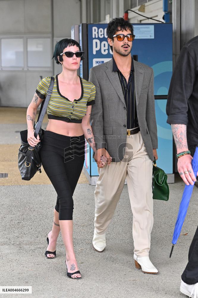 Venice Halsey Avan Jogia Airport Arrivals JR