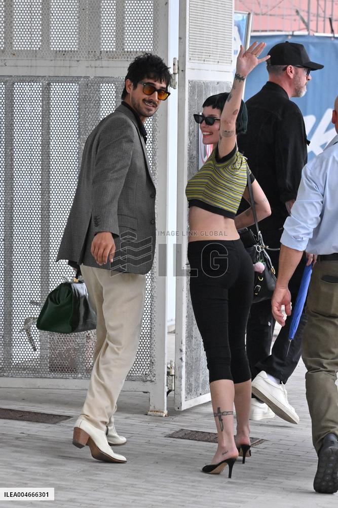 Venice Halsey Avan Jogia Airport Arrivals JR