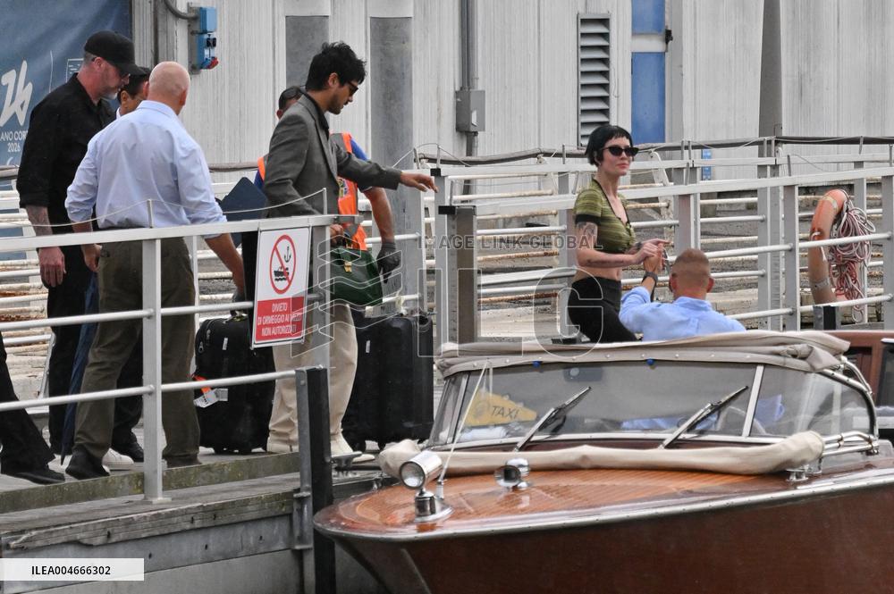 Venice Halsey Avan Jogia Airport Arrivals JR