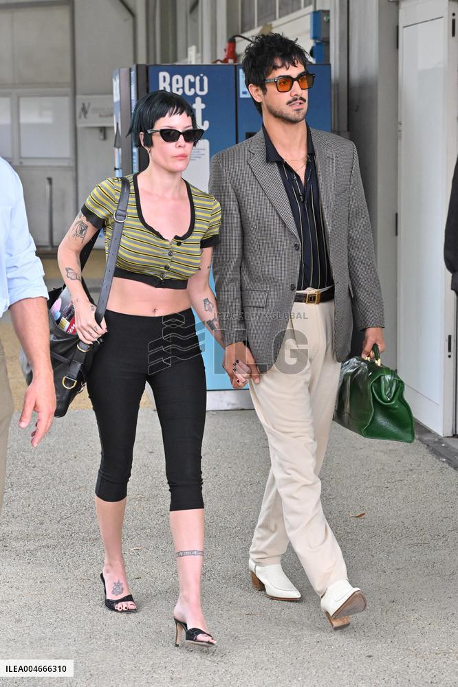 Venice Halsey Avan Jogia Airport Arrivals JR