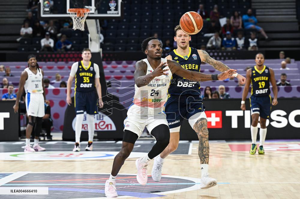 EUROPEAN BASKETBALL CHAMPIONSHIP GREAT BRITAIN-SWEDEN