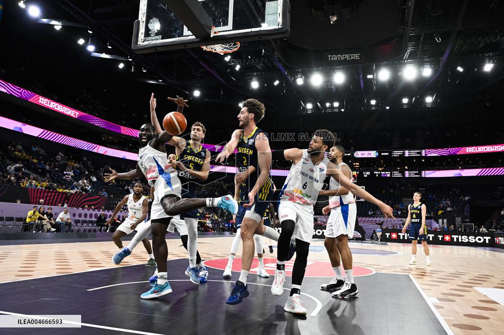 EUROPEAN BASKETBALL CHAMPIONSHIP GREAT BRITAIN-SWEDEN