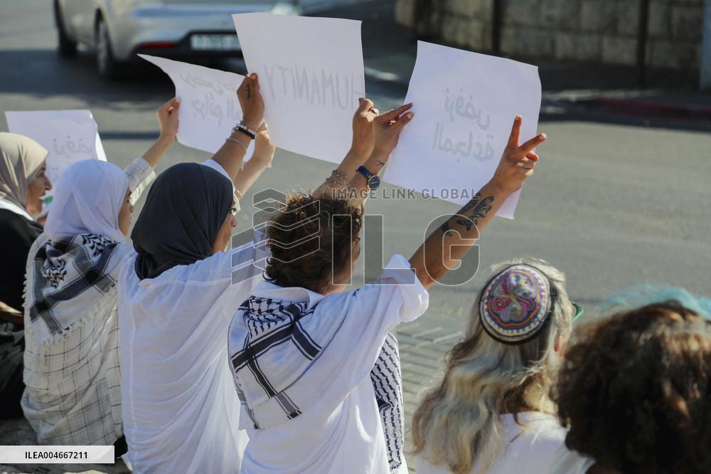 Bethlehem Activists Protest Gaza War - West Bank