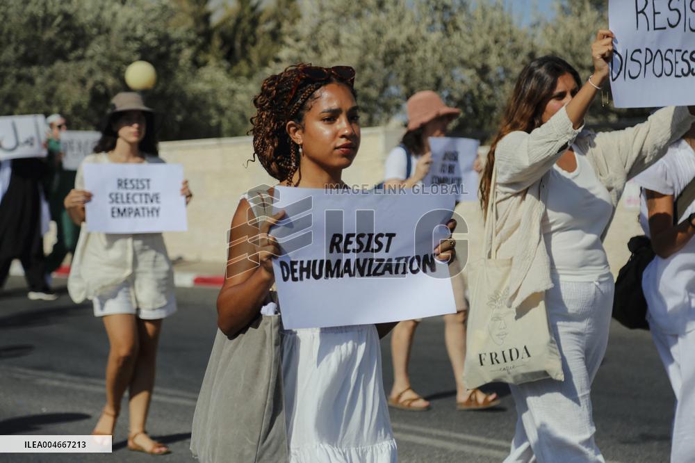 Bethlehem Activists Protest Gaza War - West Bank