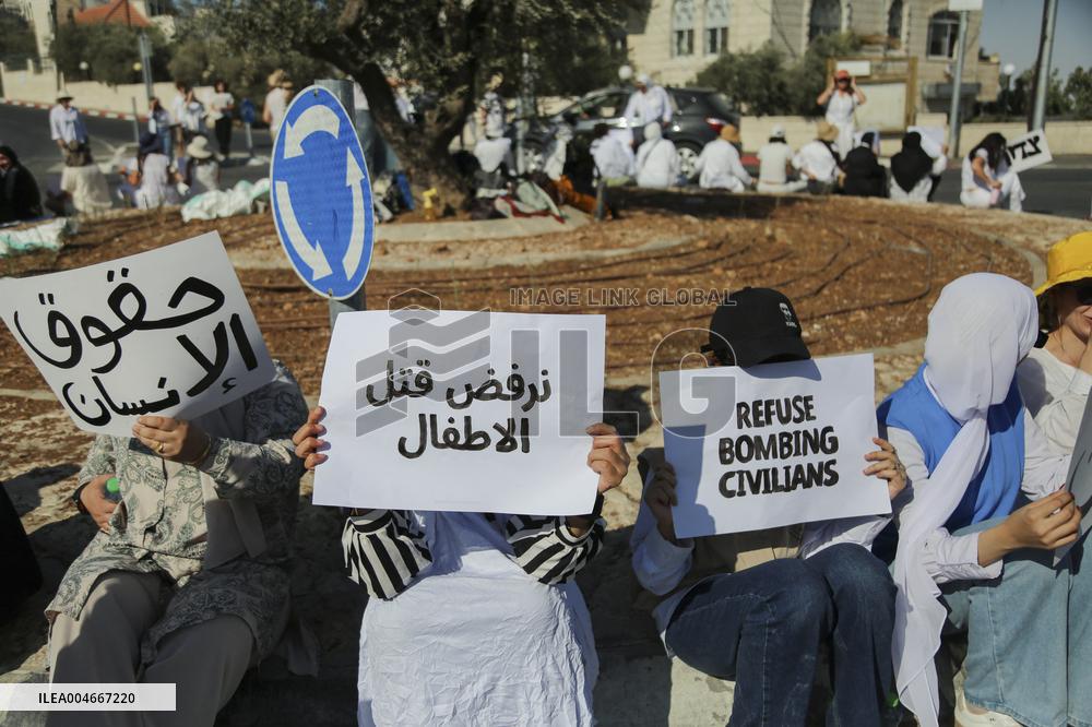 Bethlehem Activists Protest Gaza War - West Bank