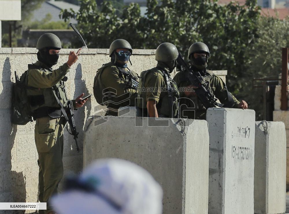 Bethlehem Activists Protest Gaza War - West Bank