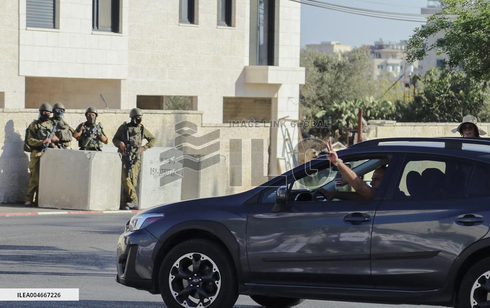 Bethlehem Activists Protest Gaza War - West Bank