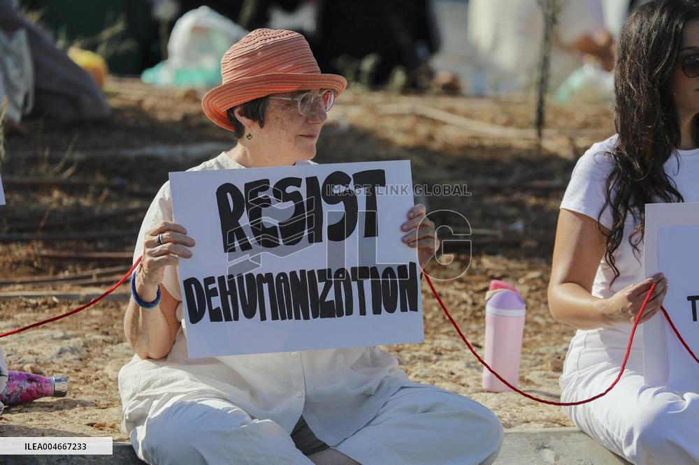 Bethlehem Activists Protest Gaza War - West Bank