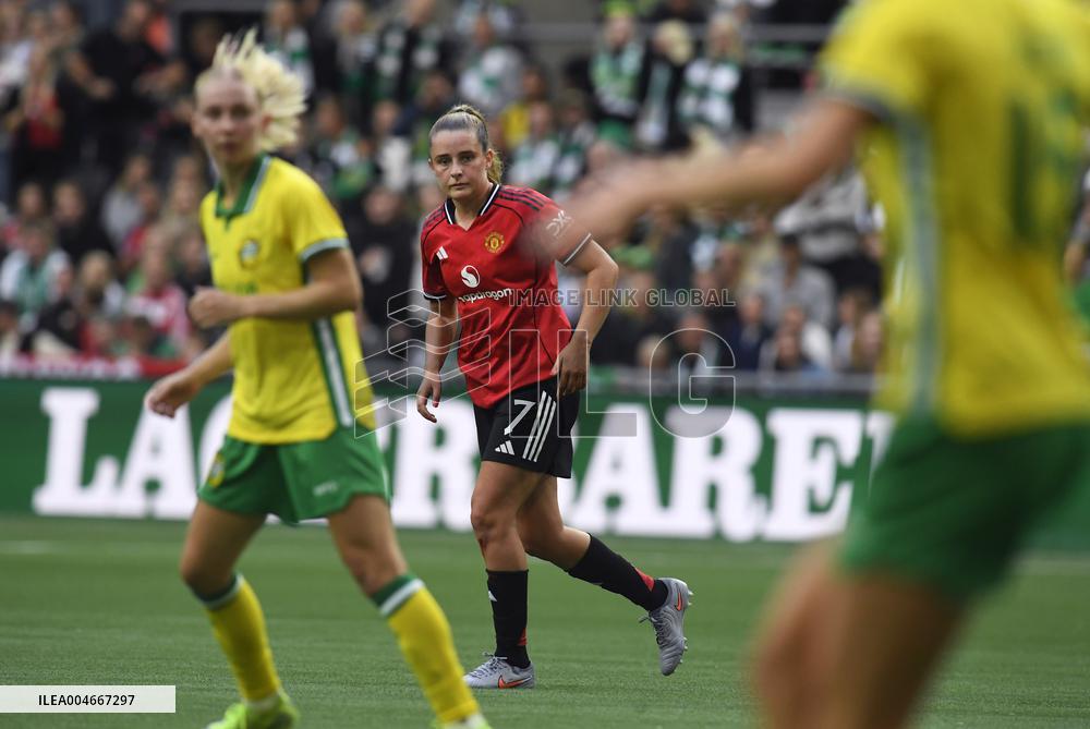 CHAMPIONS LEAGUE-QUALIFIER HAMMARBY-MANCHESTER UNITED