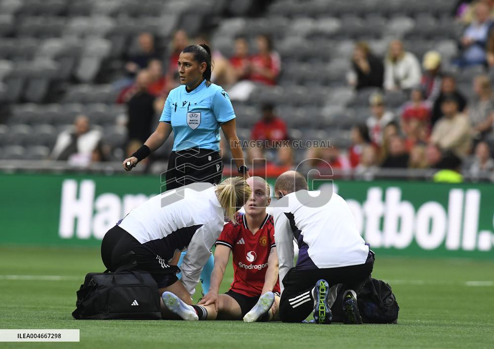 CHAMPIONS LEAGUE-QUALIFIER HAMMARBY-MANCHESTER UNITED
