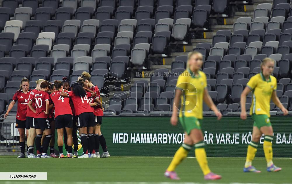 CHAMPIONS LEAGUE QUALIFYING HAMMARBY-MANCHESTER UNITED