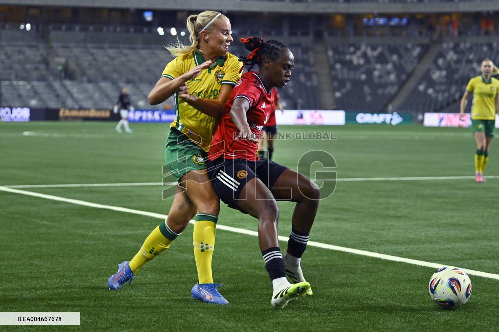 CHAMPIONS LEAGUE-QUALIFIER HAMMARBY-MANCHESTER UNITED