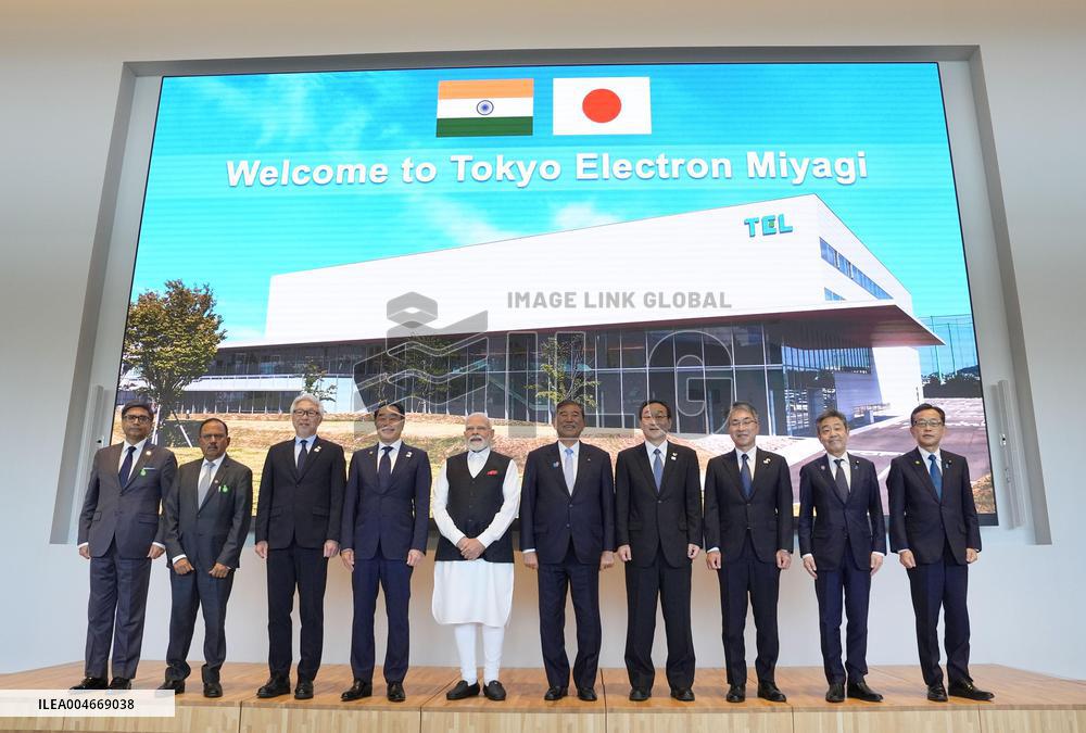 Indian Prime Minister Modi in Japan